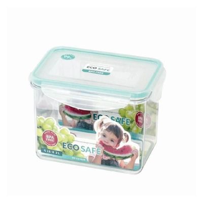 에코락 V0S2I7Q0 직2호중 프라스틱 밀폐 김치통 W