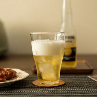 내열 Y2T7P2X6 강화 유리컵 440ml 감성 물컵 쥬스컵 맥주잔_단일