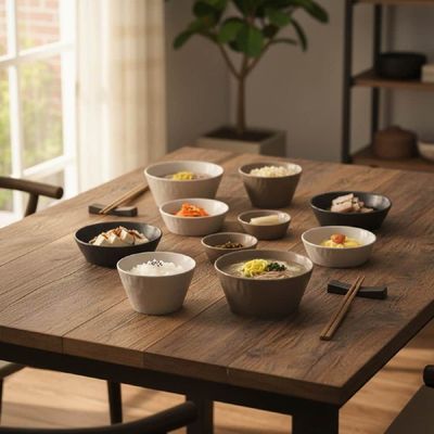 [신상품] 도자기 R7K2K8M1 식기 세트 14P 접시 그릇세트 밥그릇