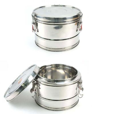 스텐 U8T0G4I6 27종 이중 보온 밥통 국통 배달국통 33x23cm 6호
