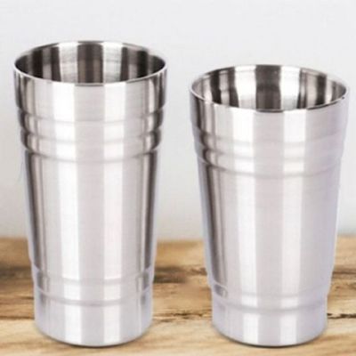 [신상품] 스텐컵 O2G2T6B7 물컵 데일리 음료컵 물잔 카페컵 스텐리스컵_줄무늬 컵 450ml
