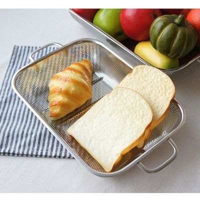 [신상품] 스텐 Y5D6G9J1 채반 스타일 겸 바구니 중 고품질 야채 과일 타_중