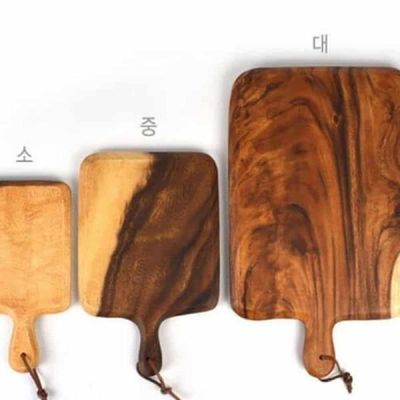 [신상품] 나무 D8G0K1F4 서빙보드 310mm 플레이팅그릇 나무도마플레이팅