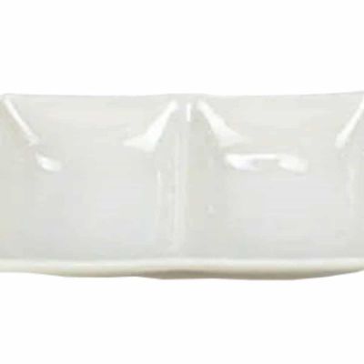 [신상품] 고기집 N5D5L2U6 소스종지 2칸 멜라민그릇 멜라민식기