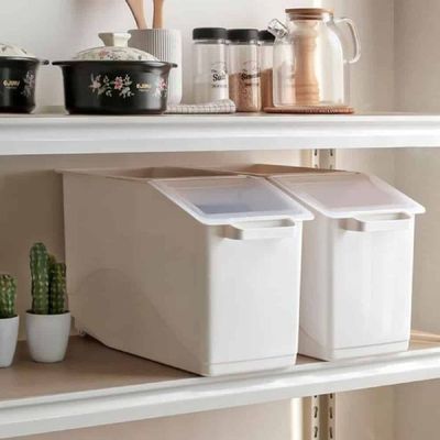 씨리얼통 L0N4D5Q8 강아지사료보관함 쌀보관통_오라 수납형쌀통 18L