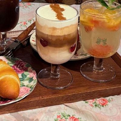 [신상품] 마시피렌체 D2C4V4X0 유니크 유리컵 겸 고블렛 8style_파인애플