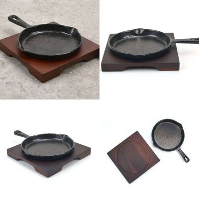 스테이크주물팬 T7P7L0B0 받침대 세트 2호 감바스알하이요 통주