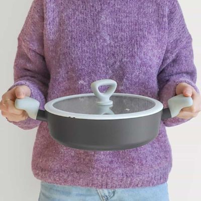 인덕션 G0X0J0D5 세라믹 전골 냄비 24cm 하이라이_쿠키라떼 IH냄비 전골 24cm