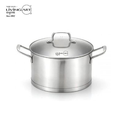 리빙아트 H9S4H8X0 에센셜 IH 스텐냄비 양수냄비 24cm