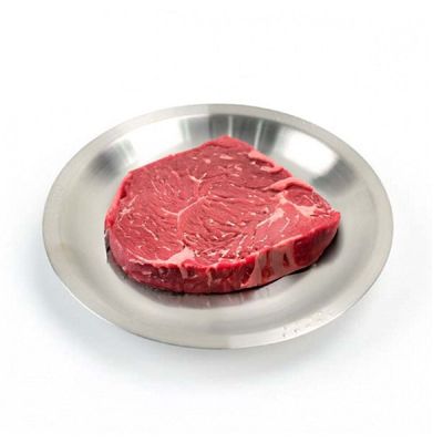 업소용 Q1O8L2D0 고기접시 엠보 스텐원형 접시 특대