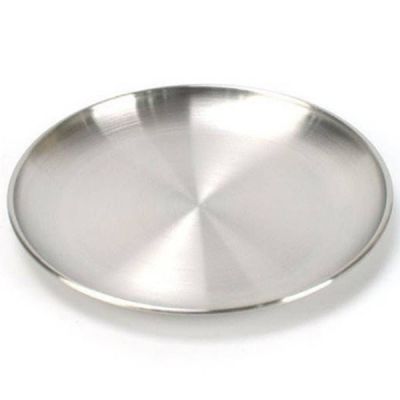 스텐 C6M9L2Y9 원형접시 23호 분식그릇 반찬그릇 스텐식기