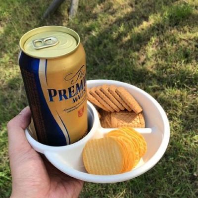 스낵접시 V9G6X7P4 1인용 추천 다용도 간식 트레이 나눔