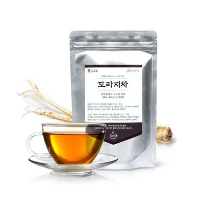 기침가래에좋은음식 목에좋은차 국산 말린 도라지차 파우치 40g