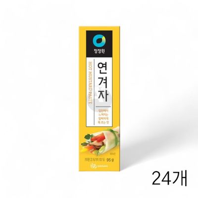 식재료 대상 청정원 연겨자 95g X 24개 냉면 무쌈말이 쌈무