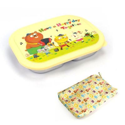 스텐 T7P8F6A2 급식 식판 밀폐 식판 뚜껑 주머니