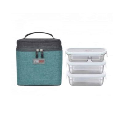 직사각 M2E1K1F6 도시락 3단 소 도시락포장용기 도시락케이스 피크닉도시락