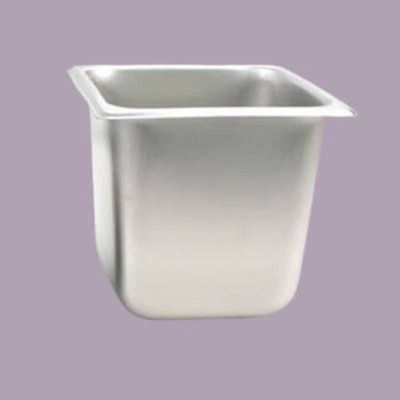 (2형) E8G0Q7D3 노치뚜껑포함 6분의1 업소용바트 스텐바트 주방바트