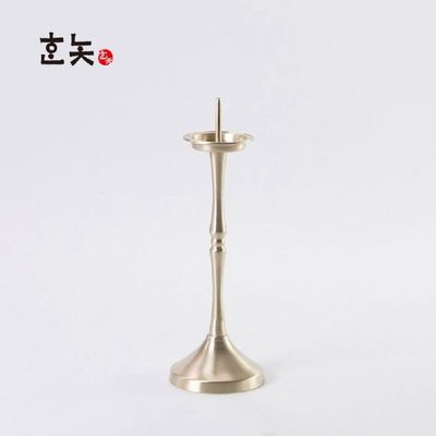 [신상품] 수공예품 YFI631N1 재기 방짜 유기촛대