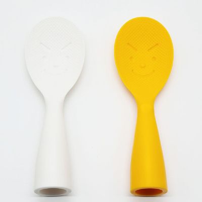 일본산 PBV678C0 더블 엠보싱 스탠딩 밥주걱_화이트