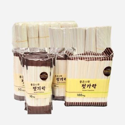 100개입포장용젓가락 APP769A3 배달용 포장용 배달종이나무젓가락 100개입