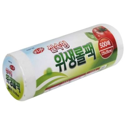 롤팩 GSP694W3 25x35x500매 12개 투명봉투 위생비닐 식당비닐