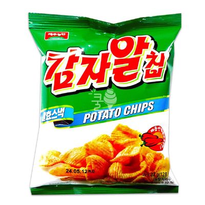 감자알칩 27g 1개 매콤한포테이토과자 매콤한감자과자 감자알칩 포테이토알칩 봉지과자 감자봉