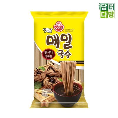 오뚜기 옛날 메밀국수 1kg 메밀 메밀면 모밀국수 모밀면 메밀국수면 메밀사리 국수 칼국수