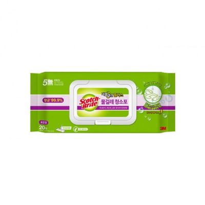 3M 69LX3370 물걸레 청소포 더블액션 표준형 20매 / 28x21cm 개_개 1개입