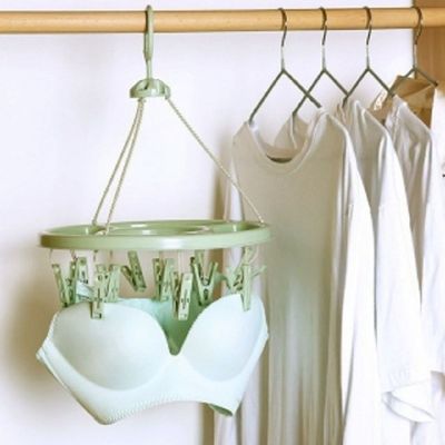 클린홈 75HV4899 빨래집게 건조대 2p세트 플라스틱속옷건조대