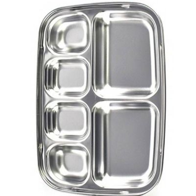 스텐식판 아동식판 유아급식식판 도시락 4찬 식판 스텐식기 유아식사용기