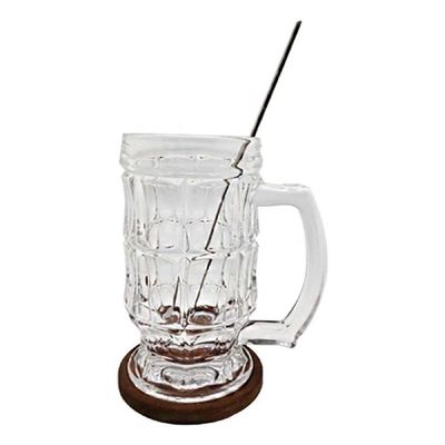 티스푼 하이볼컵 원목 받침컵 MZ세대 홈바 아이템