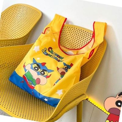 [신상품] 짱구 76OP8784 마켓백 액션가면 휴대용장바구니 시장가방 시장주머니_초코비