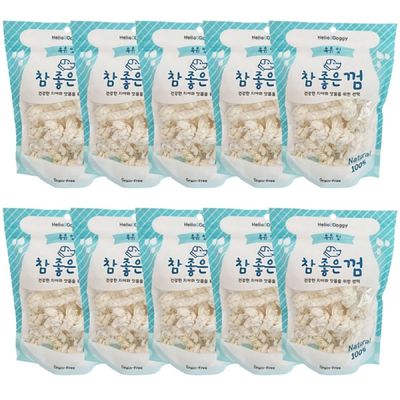 강아지 YDV301D7 실타래 우유껌 10개입 6P 치석관리 개껌 간식_6P