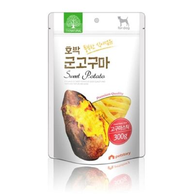반려견 KFC182L9 간식 트릿 호박 고구마 스틱 300g 식이섬유