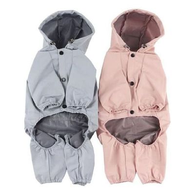 반사 EAD150K2 방수 강아지 레인코트 판초 비옷 대형 중형 소형_XXL_핑크