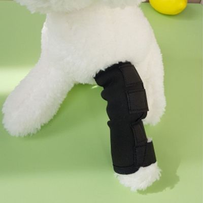 애견 UIA459S5 강아지 무릎 발목 압박 지지 보호대 다리 보호_블랙1p_M