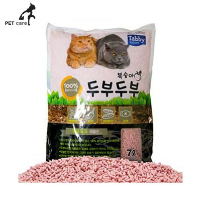 복숭아 MAC023F5 고양이모래 두부두부 테비 7L