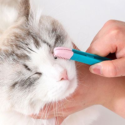 고양이 VHX397A2 강아지 미용 브러쉬 실리콘 눈썹 핀셋형 빗