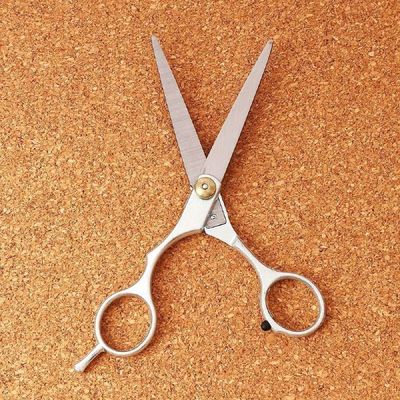 강아지 RQG453O5 미용가위 전문가용 고무파킹 애완견 이발