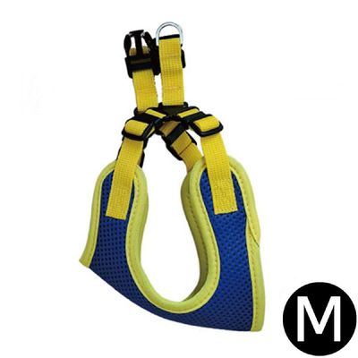 에디 XAX006T0 M 프리독 로얄블루 하네스 강아지