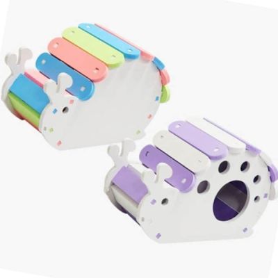 조립 LNX315B3 소동물 달팽이 모양 집 설치 고슴도치 은신처