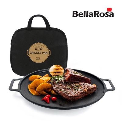(벨라로사)국내산 YNR011Y4 IH그리들팬 30cm 고기불판+전용가방