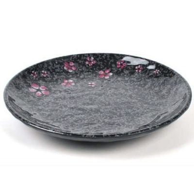 멜라민 WGK272P7 그릇 반찬 접시 식기 원형 접시 매화 20.3c_매화 DS-6651