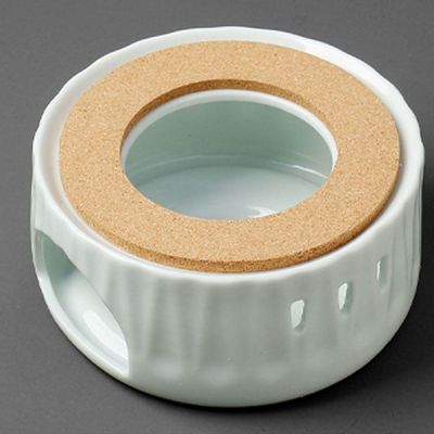 [신상품] 화이트 XHV449R9 도자기 코르크 티 워머 S-3 티라이트 홀더