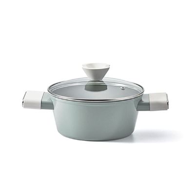 로이첸 PAC305Y3 그린닷 세라믹 IH 양수냄비 18cm