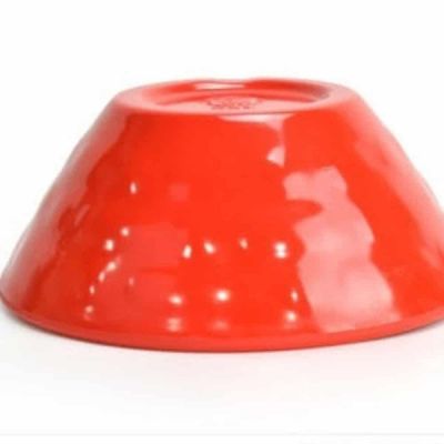 한식뷔페 JWH572P1 식기 특면기 3호 노랑색 분식그릇 한입만그