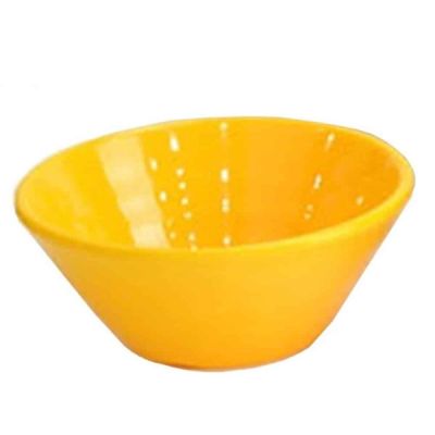 멜라닌그릇 VEU384M5 한입만그릇 멜라민 특면기 3호 노랑색