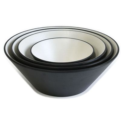 [신상품] 체크투톤 PYH371T4 바이오볼 멜라민 면기 체크투톤(BW) DS-7109