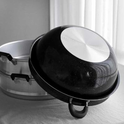 마블 IZT808R0 3단 찜솥 40cm 조개찜 스텐찜솥 대게찜솥_다용도 3단찜기 40cm