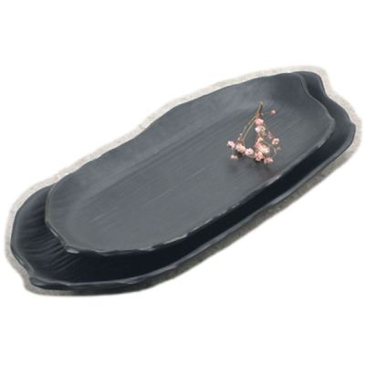 고목스끼다시 FOZ718E0 접시 그릇 돌산 멜라민 DS-2090